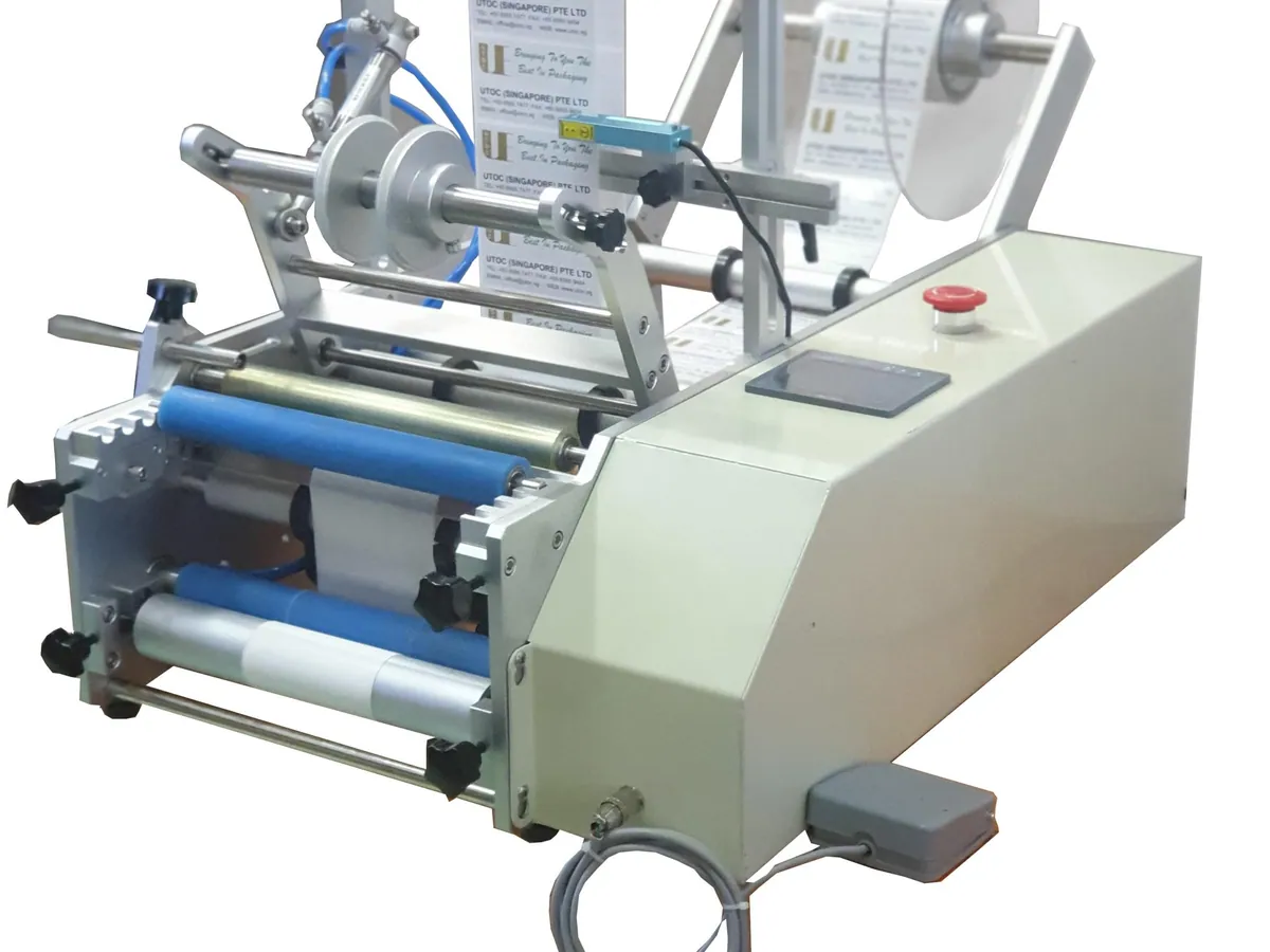 HERMA labelling machine — inline applicator system