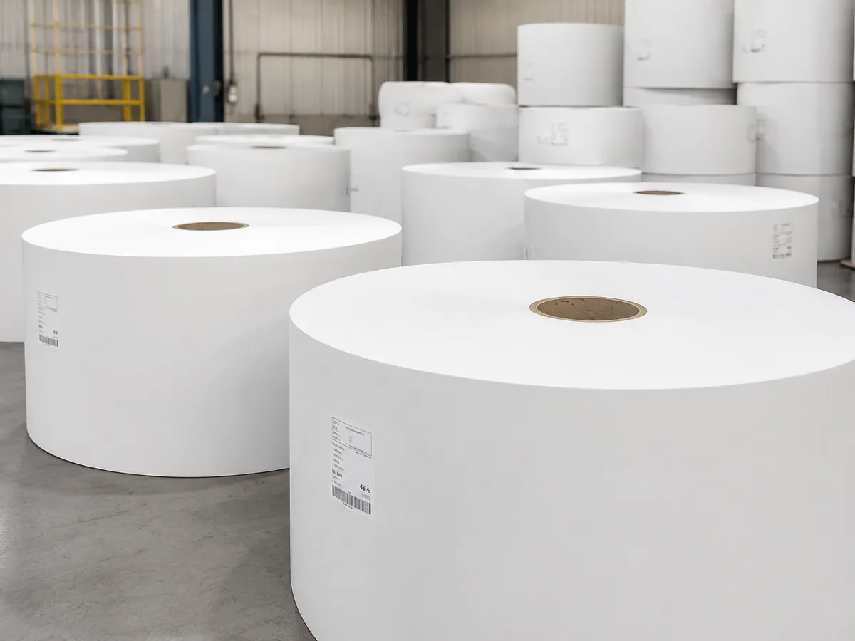 HERMA self-adhesive material — paper bundle